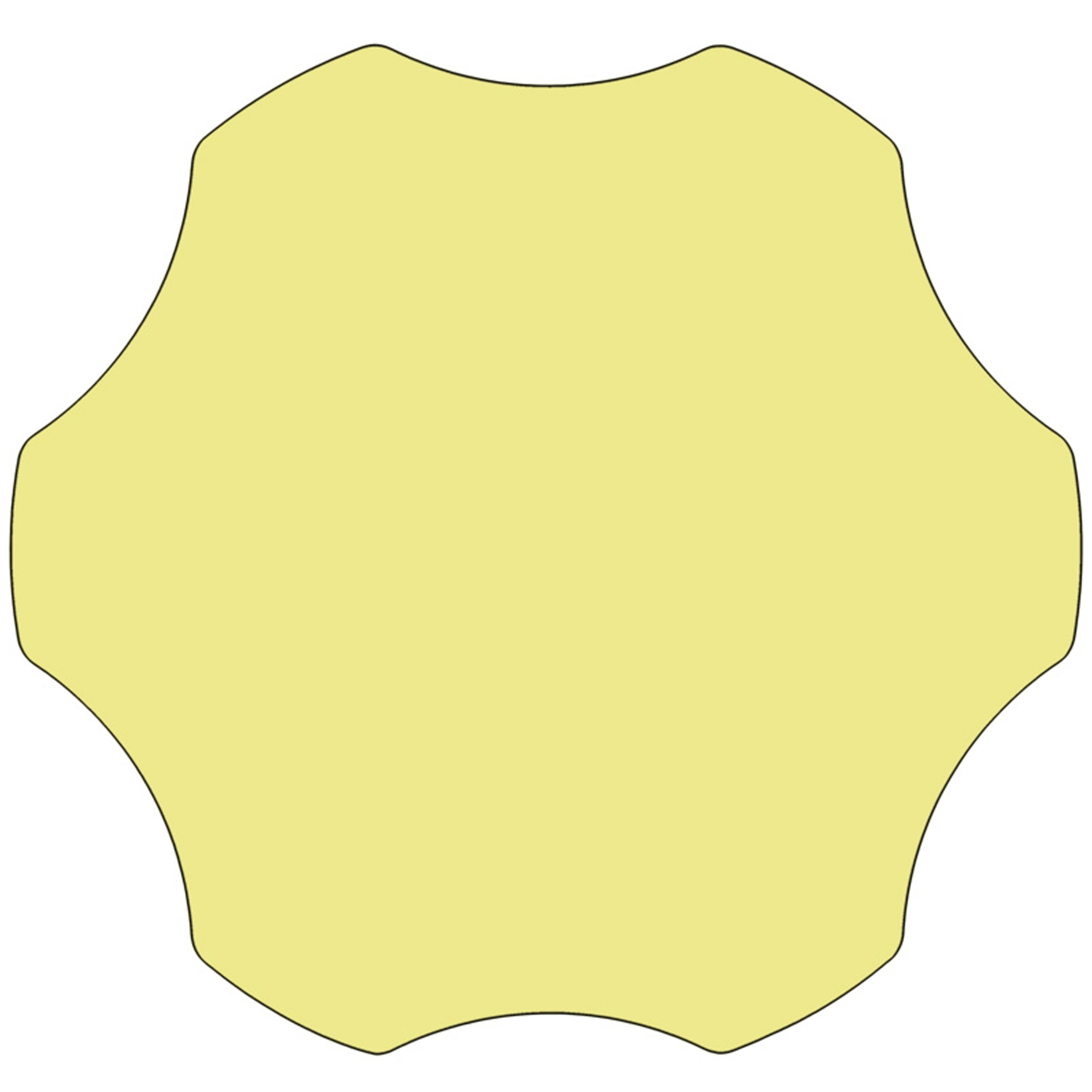 Flash Furniture 60'' Flower Shaped Activity Table with Yellow Thermal Fused Laminate Top and Height Adjustable Preschool Legs