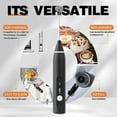 thumbnail image 5 of Milk Frother Handheld 2PCS Electric Mixer Foam Maker for Coffee, Whisk Drink, Lattes Cappuccino Frappe,Matcha Hot Chocolate,Stainless Steel,3 Speed,USB - White, 5 of 9