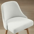 thumbnail image 5 of CHITA Upholstered Counter Height Swivel Barstool with Back Set of 2, 5 of 11