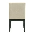 thumbnail image 4 of Nmkwnr Pack of 2 Padded Seat Dining Chair Side Chair for Living Room, Dining Room, Beige + Black, 4 of 6