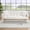 Beige, variant on 69" Adjustable Teddy Loveseat Sofa, Small Loveseat with sturdy wood and metal frame, Traditional Sofa with removable armrest for living room indoor use, Gray