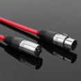 thumbnail image 2 of 1M XLR 3Pin Câble Mâle à Femelle Blindé Microphone Rallonge Filaire, 2 of 7