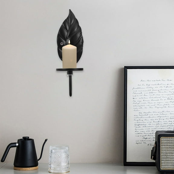 STRANDCHIC Wall Mounted Candle Holder for Home Decor, Stylish Metal Sconce, Indoor Outdoor Lighting