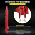 thumbnail image 5 of KFFKFF Hydraulic Long Ram Jack, 8 Tons Capacity, Single Piston Pump, Clevis Base, Manual Operation, Ideal for Garage/Shop Cranes, Engine Hoists, Red, 5 of 9