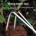 thumbnail image 2 of HELIAHOO Hand Cultivator Mini Rake Tiller Tool, Weeding Artifact Uprooting Weeding Tool, Stainless Steel Weed Puller Tool, Detachable Gardening Hand Tool for Cultivating, Loosening Soil AZ83-24355, 2 of 8