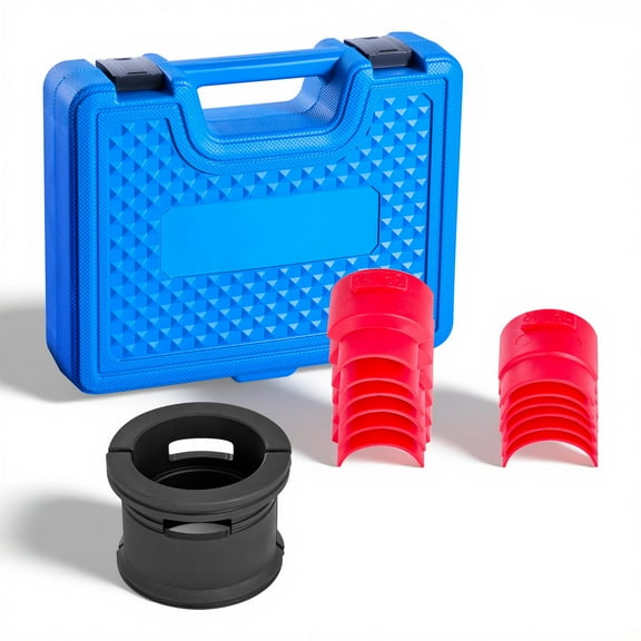 KFFKFF 14-Piece Bearing Press Kit, Bearing Race and Seal Driver Set with Bushings and Adapters, Durable Carbon Steel Seal Installation and Removal Tool Kit with Carrying Case