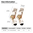 thumbnail image 2 of Disketp Cowboy Rodeo Guitar Print Unisex Crew Socks Lightweight Breathable Ventilation Ankle Socks, Mid-calf socks for Daily, 2 of 6