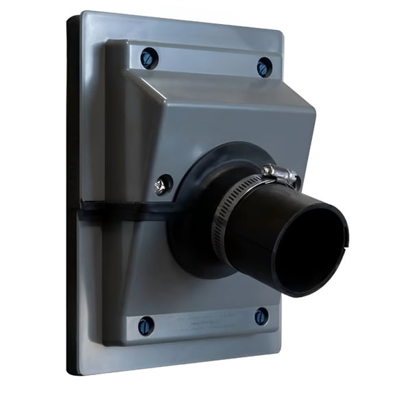 HIBIBUD Wall Penetration & Line-Set Cover Kit,Easy Install Retrofit Wall Outlet for Ac Line Set,Hvac Wall Penetration Cover for Indoor & Outdoor Air Conditioner Systems,2.36Inch