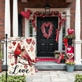 thumbnail image 5 of Valentine Heart Cardinal Garden Flag 12x18 Inch Double Sided for Outdoor Yard Holiday and Anniversary Decoration, 5 of 6
