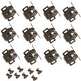 thumbnail image 1 of 12-Pack Cabinet Latch Double Roller Latches Latches for Doors Polished Brass Door Latches for Doors Cabinet Draw, 1 of 5