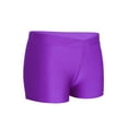 thumbnail image 3 of YEAHDOR Kids Girls Toddlers Ballet Dance Shorts Gymnastics Athletic Biker Cycling Shorts Purple S, 3 of 6