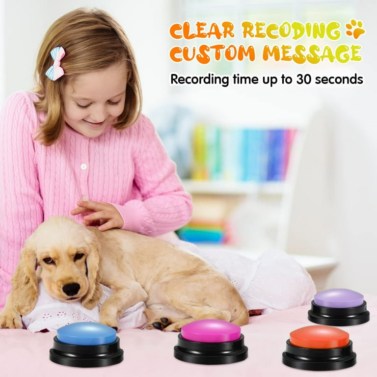 Pet Sound Box Recordable Talking Button Cat Voice Recorder Talking
