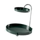 thumbnail image 2 of Estante de almacenamiento de 2 niveles, organizador de cocina con rotación de 360 ​​grados, para baño Verde, 2 of 9