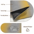 thumbnail image 6 of Yellow Ombre Round Area Rug 7 FT, Non Slip Living Room Area Carpet, Grey Modern Art Farmhouse Washable Soft Circular Rug Non-Shedding Floor Carpet for Bedside Office Play Room Classroom, 6 of 9