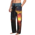 thumbnail image 6 of Rateoe Sunset Western Cowgirl Pattern Men’s Ultra-Soft Comfy Pajama Lounge Pants Sleepwear,Comfortable Lounge Wear,lightweight Pajamas, Casual Home Wear-Small, 6 of 6