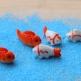 thumbnail image 3 of 15pcs resina maceta decoración de peces de colores modelo adornado adorable resina artesanía niños juguete, 3 of 4