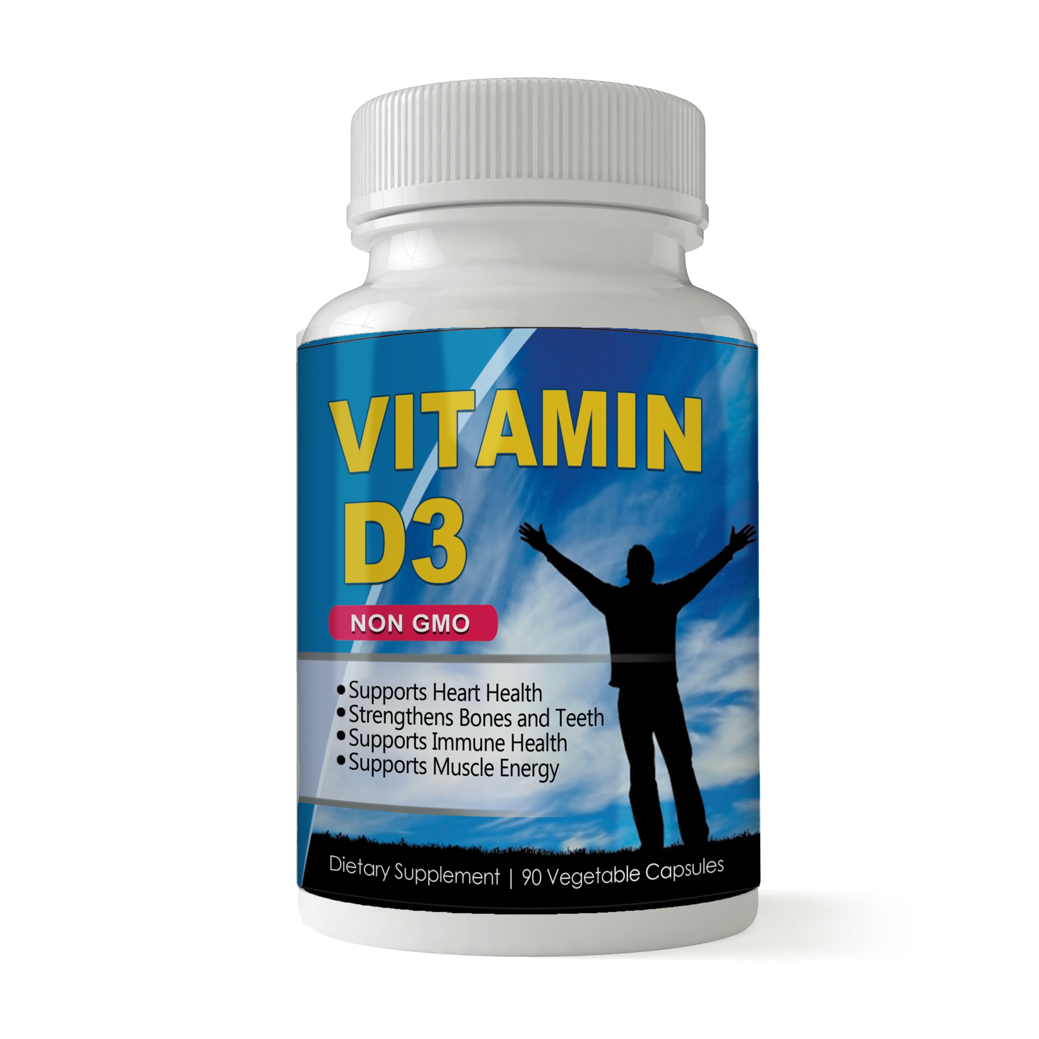 Totally Products High Potency Vitamin D3 5000 IU (Cholecalciferol) 90