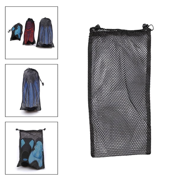 Organizador de bolsas de aletas de buceo Bolsa de buceo de secado rápido Bag Mesh portátil 25cmx50cm