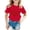 Red, variant on Adeawade Girls Valentine'S Day Tops Short Sleeve Blouse Cartoon Prints T Shirt O Neck Leisure Tee Classic Basic Playsuit Beige 1-2 Years