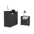 thumbnail image 2 of Miekor Furniture 2 Piece Bedroom Set, Rioja 4 Drawer Dresser & Omaha Nightstand, Black B5A8579, 2 of 9