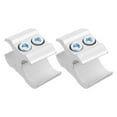 thumbnail image 1 of Miangastore Pipe Clamp for Walker Silver Sturdy Cane Holder 2Pcs, 1 of 9
