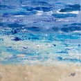thumbnail image 2 of DeRice, Julie 12x12 Gold Ornate Wood Framed with Double Matting Museum Art Print Titled - Oceans in Abstract, 2 of 4