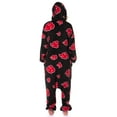 thumbnail image 4 of Naruto Shippuden Akatsuki Red Clouds Shinobi Anime Adult Kigurumi One Piece Costume Loungewear Sleep Pajama Union Suit, 4 of 8