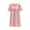 Watermelon Red-kids summer dress, variant on MKOSPLRT Cotton Nightgowns for Girl 3-16 Years Puff Short Sleeve Square Neck Lace Pajamas Solid Loose Fit Loungewear Ruffle Sleep Dresses