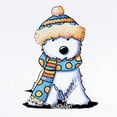 thumbnail image 2 of CafePress - Winter Whimsy Westie Long Sleeve Infant Bodysuit - Long Sleeve Cotton Baby Bodysuit, 2 of 4