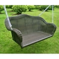 thumbnail image 3 of International Caravan Resin Wicker Hanging Loveseat Swing, 3 of 10