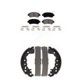 thumbnail image 1 of Transit Auto Front Rear Ceramic Brake Pads and Drum Shoes Kit for Car Nissan Kicks Versa KCN-100760, 1 of 11
