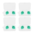 thumbnail image 2 of 4 pes de tapones pa los oídos de silicona tapones pa los oídos con cancelación de ruido verde shamjiam Tapón para los oídos para avión de viaje, 2 of 5