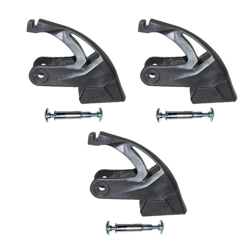 3 x Rubber NonSlip Roller Skate Brakes Block Pad, Skating Safety Brake