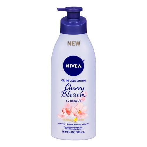 Nivea Oil Infused Lotion Cherry Blossom and Jojoba Oil For Skin, 16.9