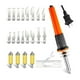 thumbnail image 1 of Kit de herramientas de corte de cuchillo caliente eléctrico de 22 piezas con cortador de plantilla de corte de calor, para plástico fino suave, 1 of 5