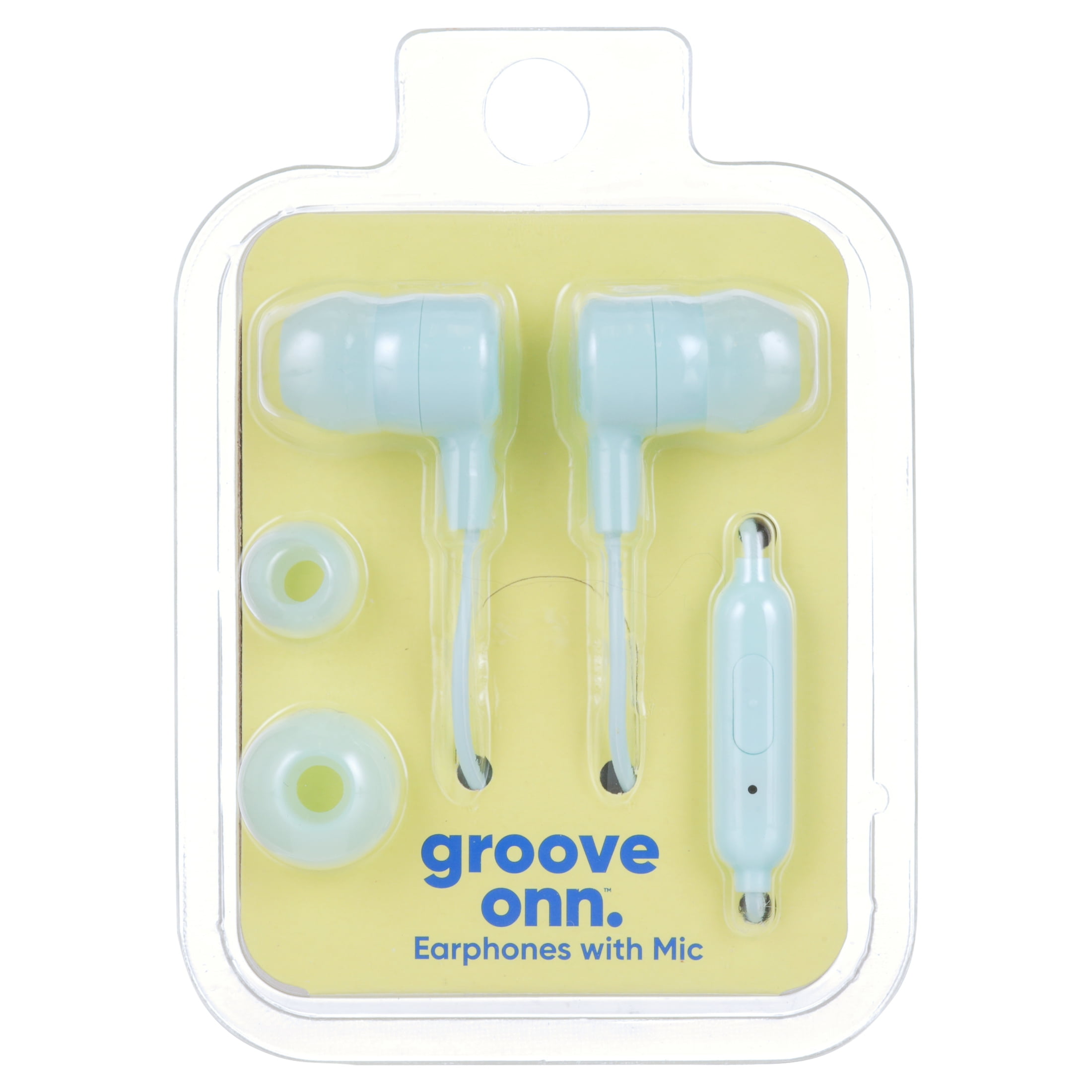 onn. InEar Headphones, Aqua, 578486177