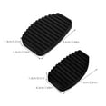 thumbnail image 2 of COMPUKAS 1 Set Of Rubber Brake Pedal Cover With Anti-slip Design For Car Brake Pedal Driving Experience, 2 of 8