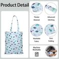 thumbnail image 3 of Pattern Tote Bag – Dinosaur Dino Design Canvas Bag for Dinosaur Lovers, 3 of 6
