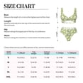 thumbnail image 4 of Kdxio Daisies Flowers Print Women's 2 Piece High Waisted Wrap Spaghetti Strap Summer Swimsuit Bikini Set-, 4 of 7