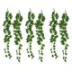 thumbnail image 1 of 6 Piezas de Guirnalda de Hiedra Artificial Plantas de Vid Colgantes Falsas Guirnalda de Follaje Falso, 1 of 7