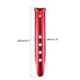 thumbnail image 2 of Carpa Estaca con Agujero Aluminio Liviano 23cm/9.1 Pulgada para Exterior Senderismo Campamento en Arena Nieve, Rojo, 2 of 3