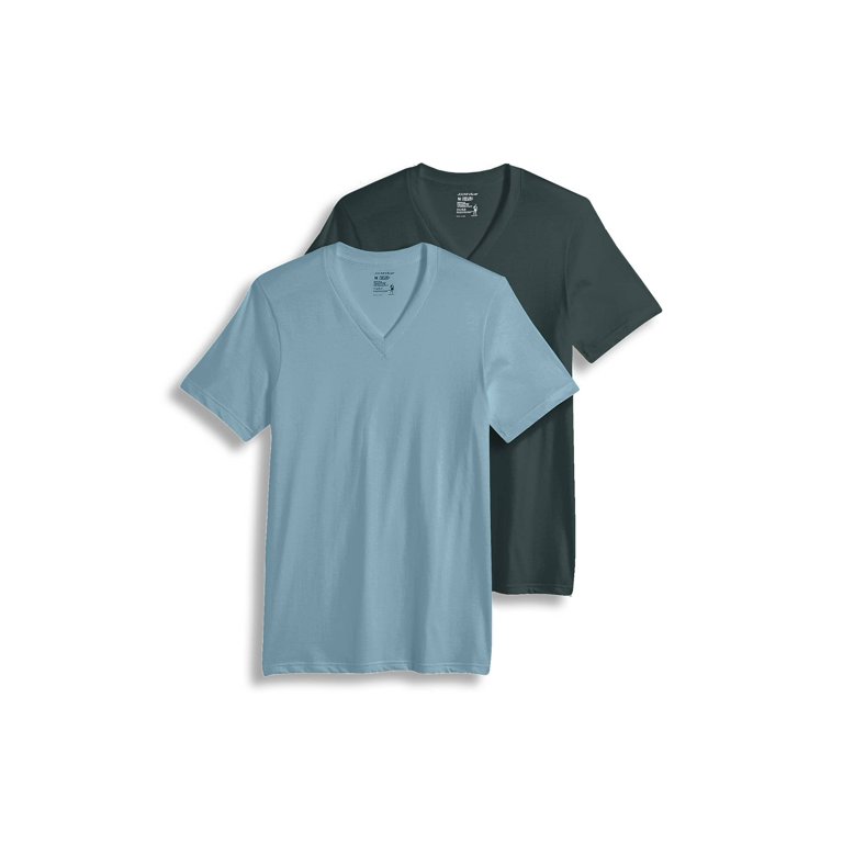 Jockey Men's Big Man Classic V-Neck T-Shirt - 2 Pack