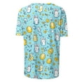 thumbnail image 5 of VBTAPA Happy Easter Shirts for Women Funny Cute Bunny Shirt 2025 Easter Tshirt Rabbit Graphic T Shirts Trendy Casual Short Sleeve Tops Big Sales Today Multicolor XXXXXL, 5 of 6