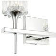 thumbnail image 3 of Woodbridge Lighting Regent Park 2Lt Glass Bath Light in Chrome/Petite Swizzle, 3 of 3