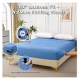thumbnail image 2 of Diamond Grid Mattress Protector KING Size, Waterproof Bed Cover - Hypoallergenic, Dust Mite Proof - Cooling & Breathable, Fitted Sheet Style, 16-Inch Pocket, 2 of 8