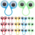 thumbnail image 1 of 30pcs Eye Finger Puppets Plastic Eyeball Rings Eyeball Rings Party Favor Toys (Assorted Color), 1 of 3