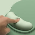 thumbnail image 4 of Computer Game Mouse Pad Environmental Milk Silk Fabric + Plastic Bottom + Memory Foam Ergonomic Mousepad for Office Accessories, 4 of 7