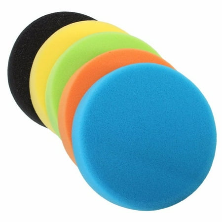 - 6 Inch 150mm Soft Flat Sponge Buffer Polishing Pad Kit For Car Polisher
