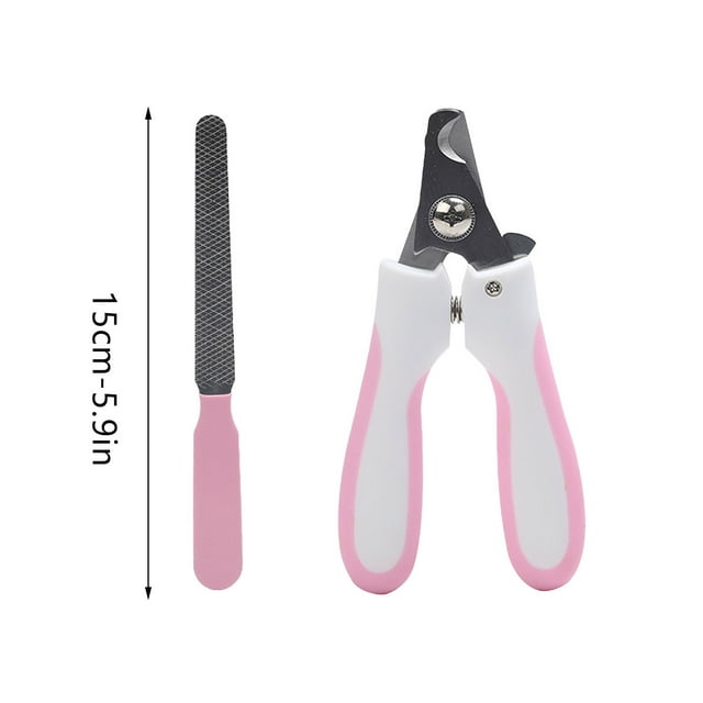 Agiferg New Type Nail Clippers With File, Curved Handle, Dog Nail Clippers, Pet Cleaning Products