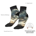 thumbnail image 6 of Rocae Space White Horse for Premium Adult Socks,Comfortable, Breathable, and Durable Socks, Perfect for Everyday Wear, 6 of 7